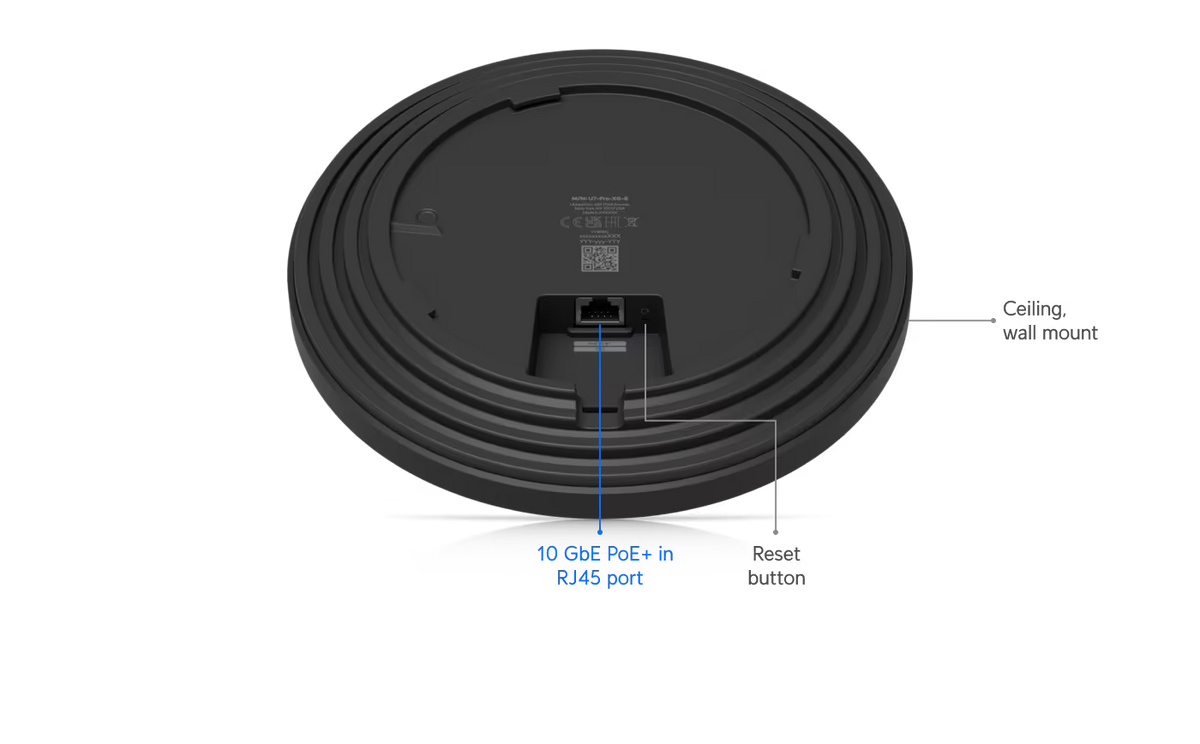 Vivid Commerce Ubiquiti U7 Pro XG Ceiling-Mounted WiFi Modem - New